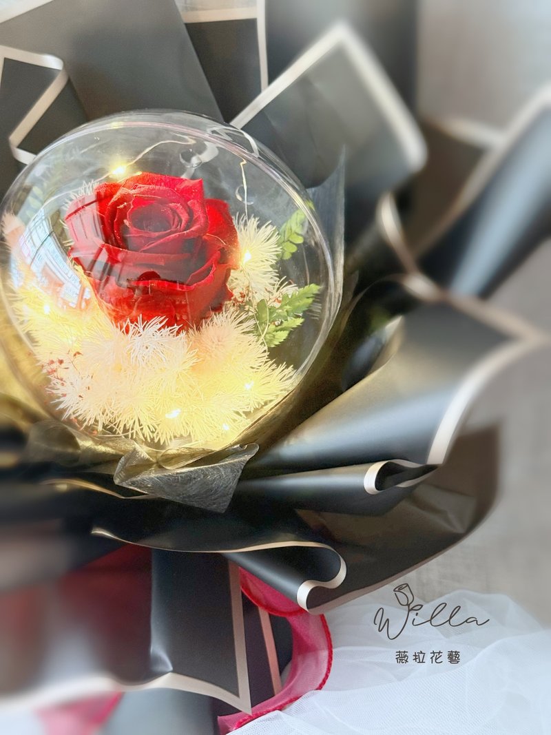 永生花 不凋花 乾燥花束 生日花束 波波球花束 情人節花束 - 乾燥花/永生花 - 植物．花 