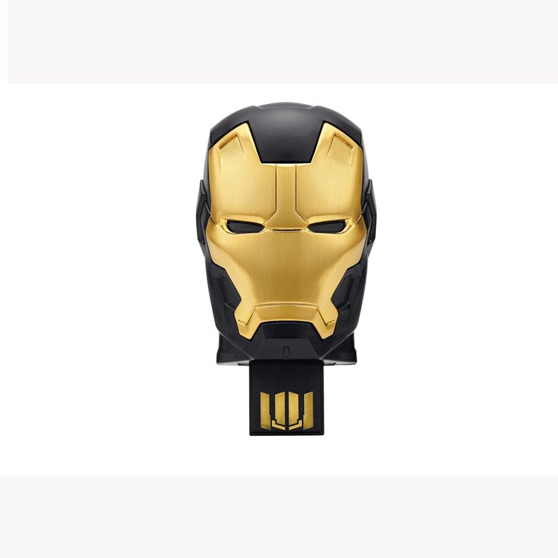 InfoThink Steel Man Limited Edition Helmet Portable 32GB - USB Flash Drives - Other Materials Black