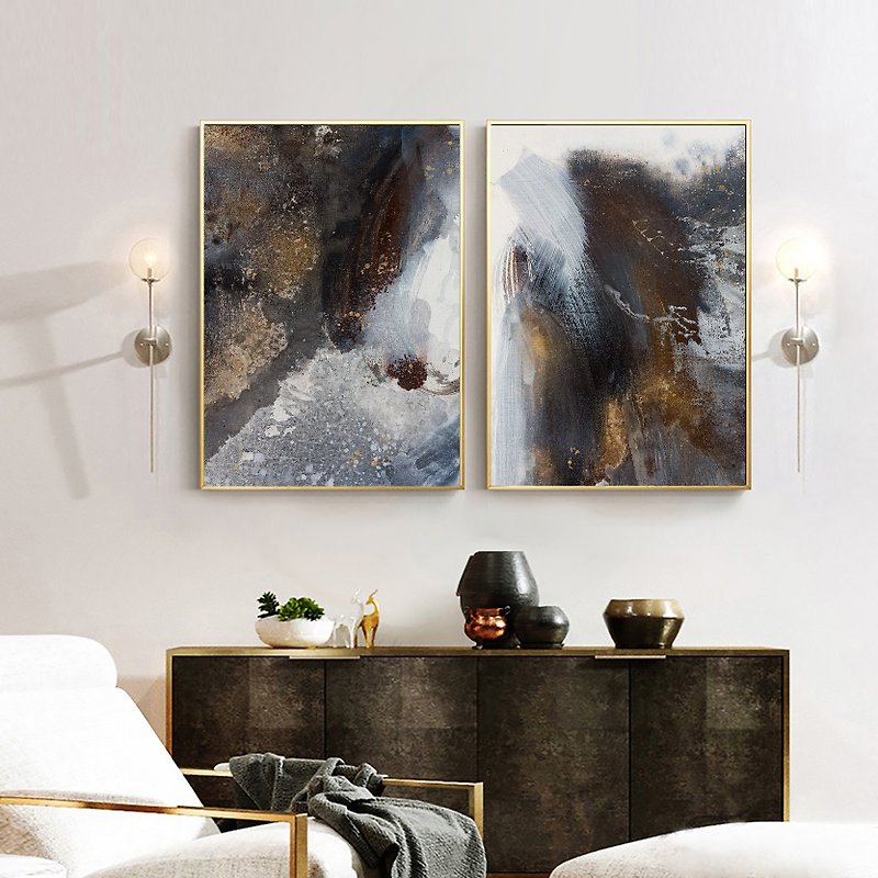 【Silent color】Decorative painting - Posters - Wood 