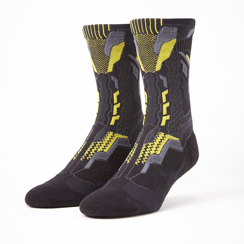 KEAR Sulphur Black socks - ถุงเท้า - เส้นใยสังเคราะห์ สีดำ