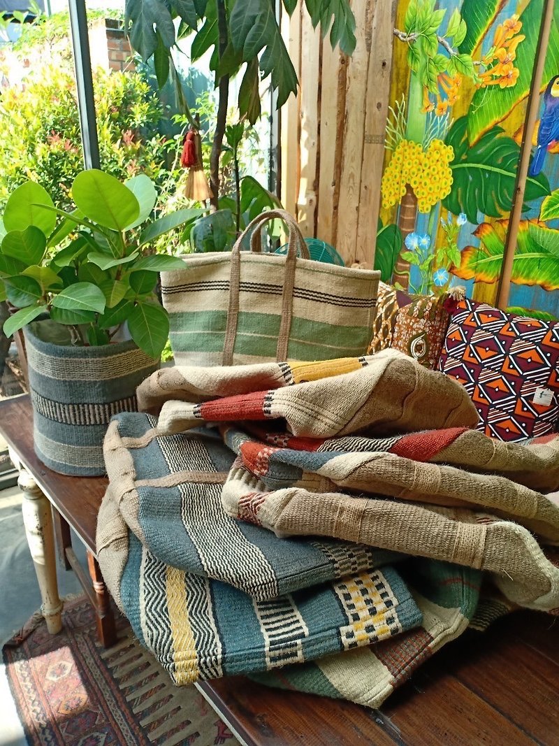 Pastoral country series│Large farm Linen bag│ - Handbags & Totes - Cotton & Hemp 