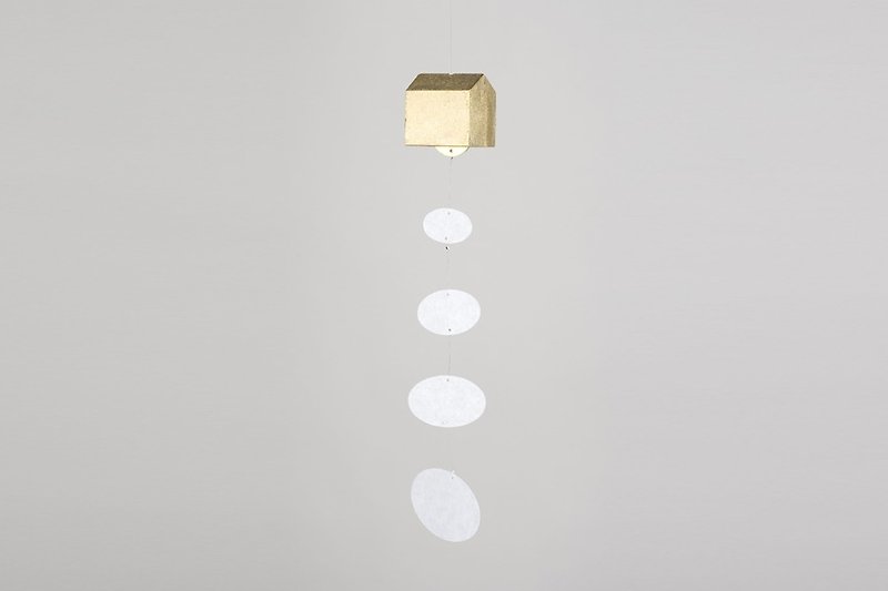 ウィンドチャイム-ホームキャスティングパターン - 置物 - 銅・真鍮 ゴールド