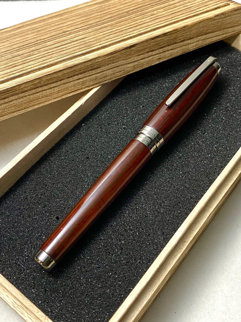 3952Old Goat-X888 rosewood high-definition highlight version standard titanium tip series pen - ปากกาหมึกซึม - วัสดุอื่นๆ 