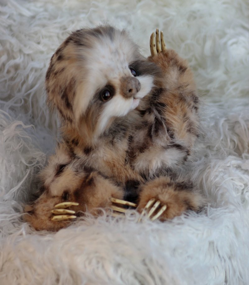 ナマケモノのフィロ - 人形・フィギュア - その他の素材 ブラウン