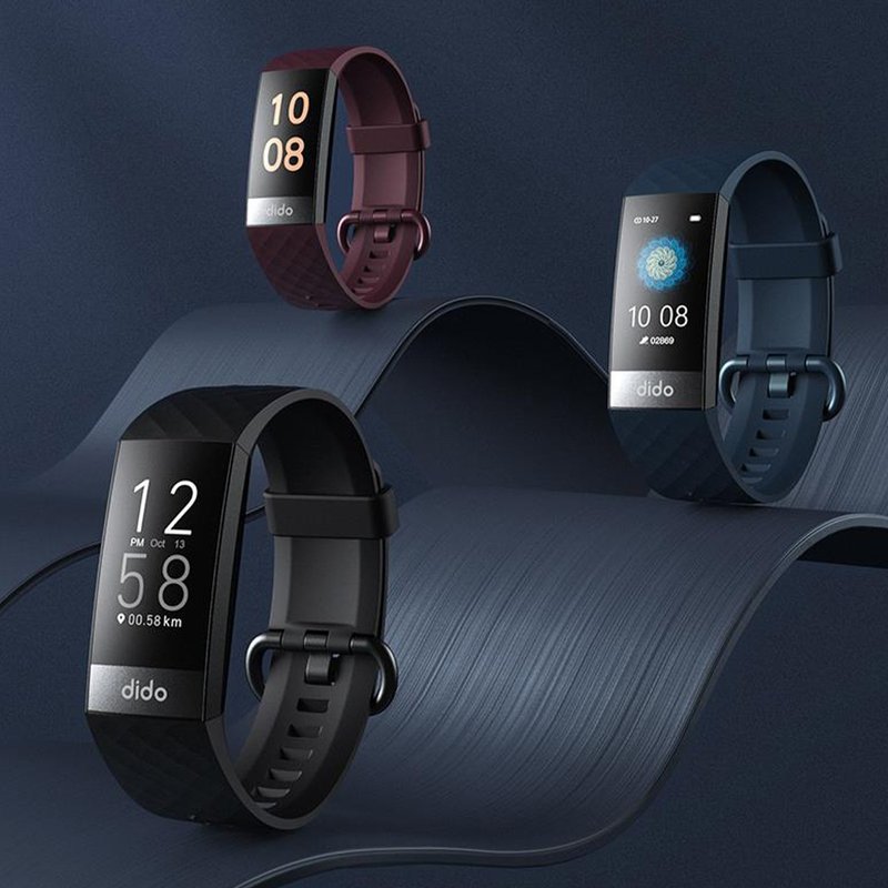 [Free shipping] High-precision dynamic waterproof bracelet health monitor smart reminder dido Y6 - แกดเจ็ต - วัสดุอื่นๆ หลากหลายสี