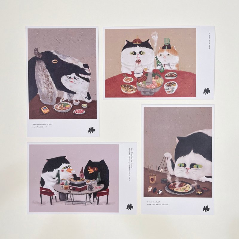 Warm Winter Food Series Postcards - Cards & Postcards - Paper 