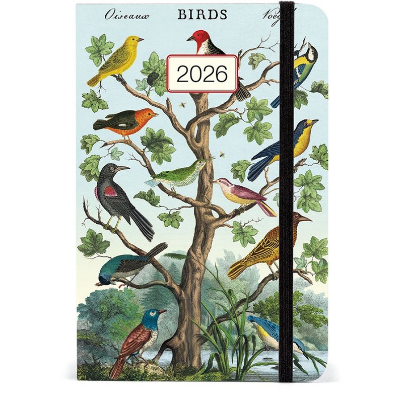 (預購) Cavallini & Co. 2026週計畫手帳_A6_BIRDS - 筆記本/手帳 - 紙 多色