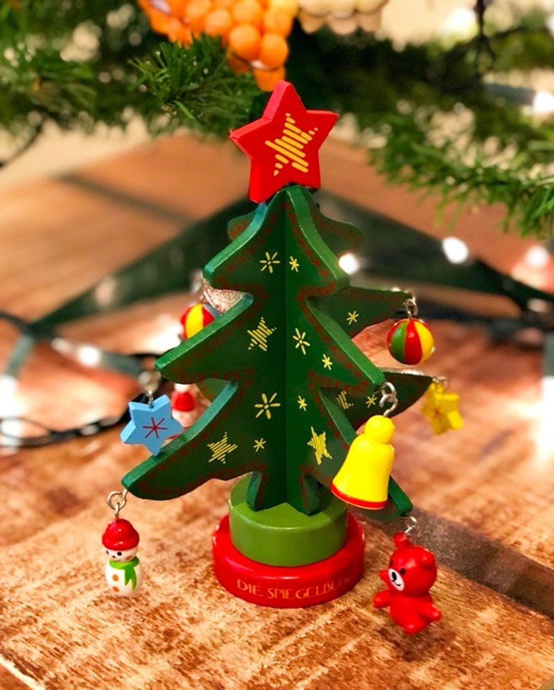 Spiegelburg wooden mini Christmas tree with ornaments - Designer Wonderfulselect | Pinkoi