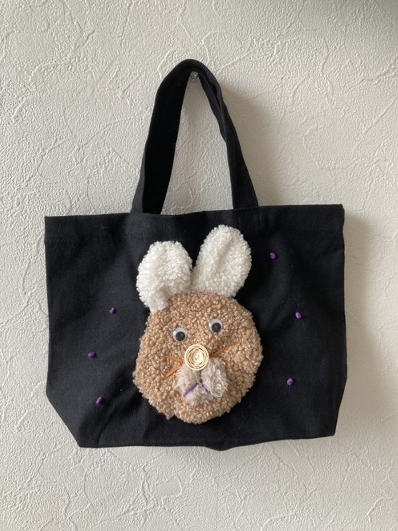 rabbit bag - Handbags & Totes - Cotton & Hemp 