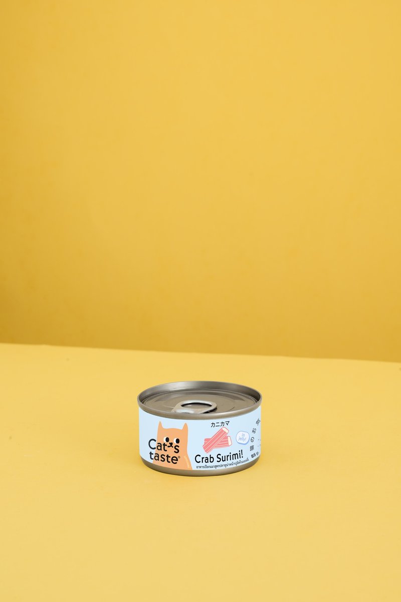 Cat's Taste 吞拿魚蟹肉棒啫喱貓罐 - 貓罐頭/鮮食 - 新鮮食材 