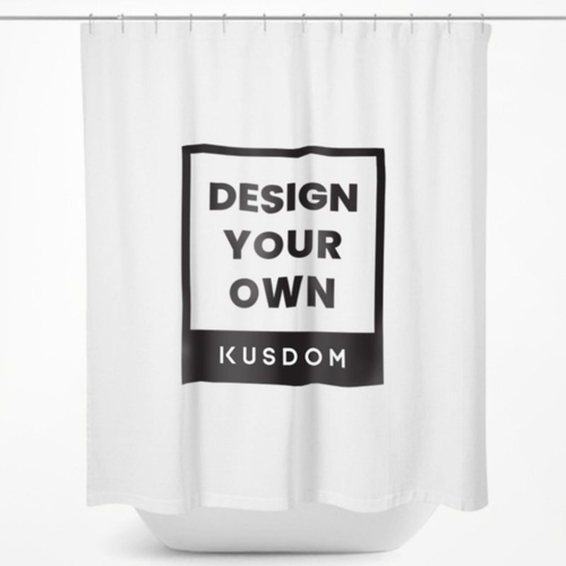 【Customized Gift】Shower Curtain│Household Supplies/Bathroom/Low Cloth/Dry and Wet Separation/Bathroom Supplies - Bathroom Supplies - Other Man-Made Fibers White