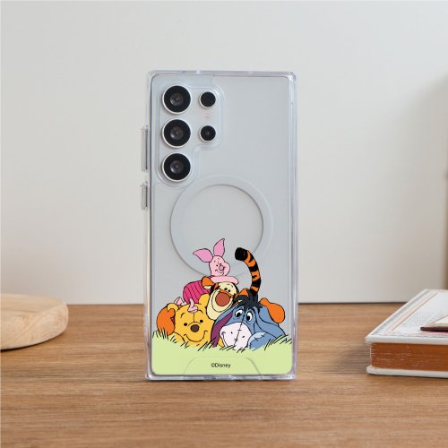 TOYSELECT Disney經典-小熊維尼與朋友們防摔透明SAMSUNG手機殼