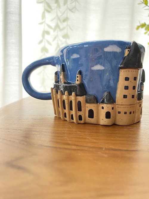 cher’s pottery Hogwarts Handmade ceramic mug (Harry Potter)