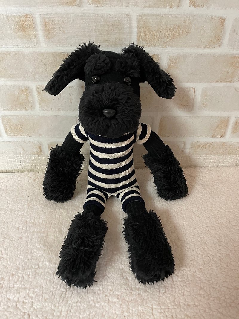 miniature schnauzer doll - Other - Other Materials Black