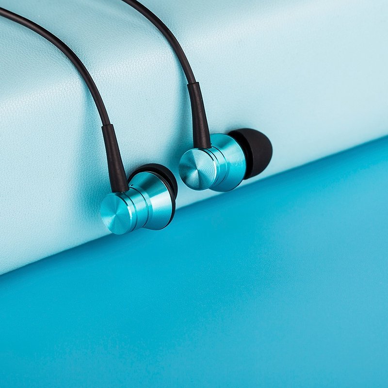 【1MORE】Piston Headphones Fashion Edition/E1009-BL Lake Blue - Headphones & Earbuds - Other Materials Blue