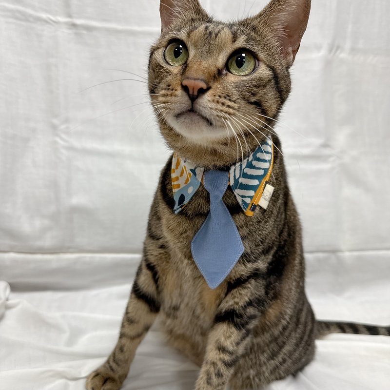 [Customized gift] Cat tie scarf Pet tie Tie tie Tie scarf Cat tie - Clothing & Accessories - Cotton & Hemp 