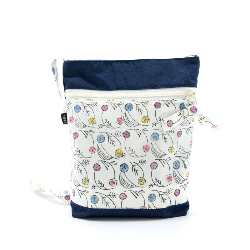 Baby Bag color small beanie water repellent cross-body bag/side bag - Messenger Bags & Sling Bags - Cotton & Hemp Multicolor