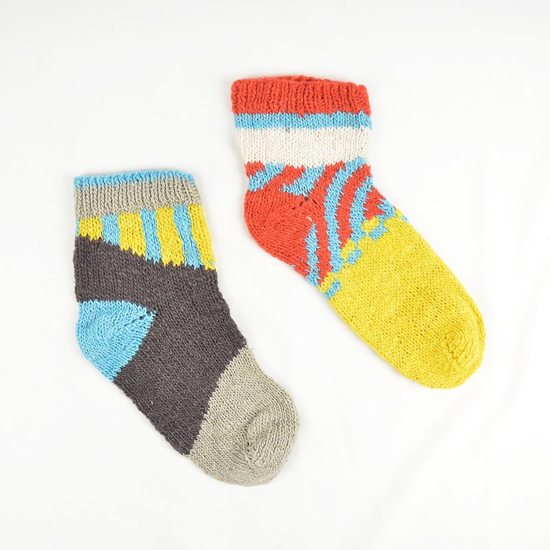 香蕉絲雷根糖襪子-公平貿易 - 襪子 - 其他材質 多色