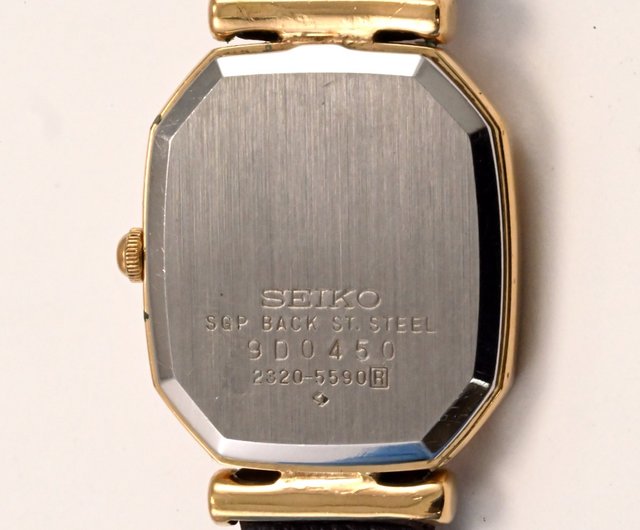 SEIKO】 ヴィンテージ セイコー 女性用クォーツ腕時計 ゴールド ローマン文字盤 タンク 動作品 日本発送 - ショップ ooyama 腕時計 -  Pinkoi