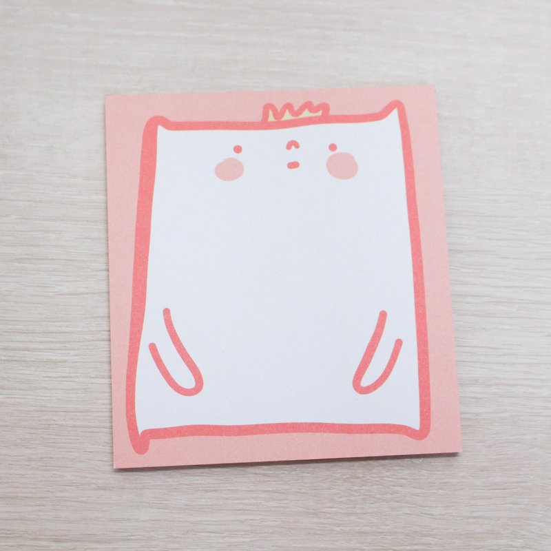 小怪獸便條紙 Set A - 便條紙/memo紙 - 紙 粉紅色
