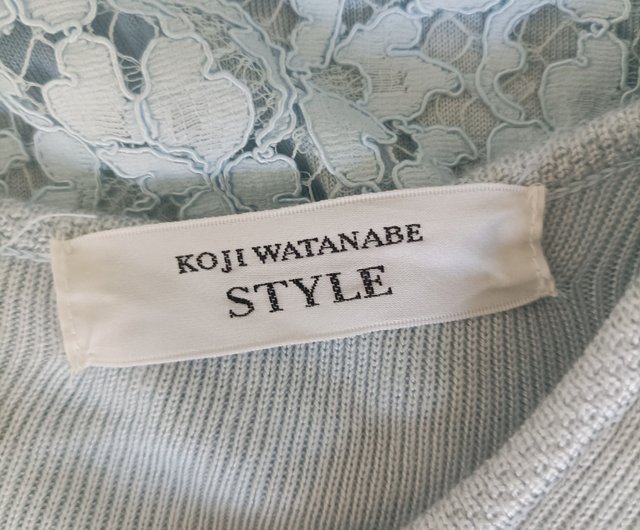 Vintage Koji Watanabe Knited and lace Dress Size M - Shop