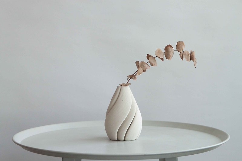 【Geway】Petal Series-3D Ceramic Column Printer (Tulip Style)_Home_Adornment_Gifts - เซรามิก - เครื่องลายคราม ขาว
