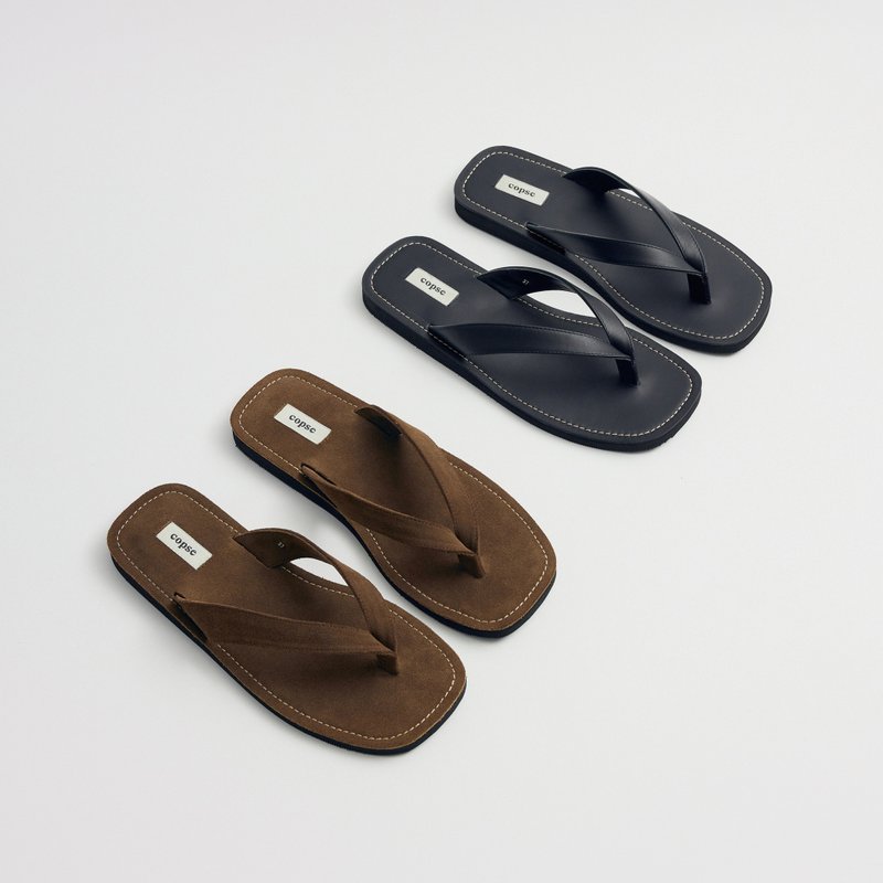 Everyday Sandals - Slippers - Genuine Leather 