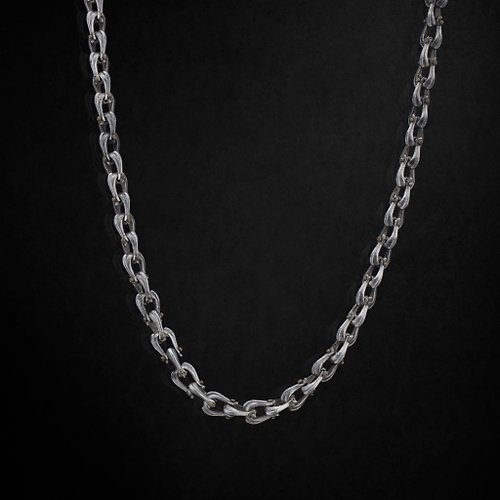Hodja Jewellery The Caspian - 925k Oxidized Sterling Silver Men's Chain