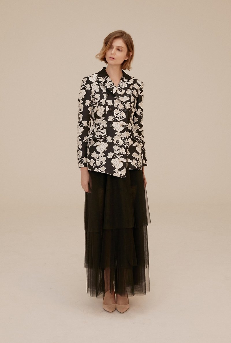 Multi-layered veil - Skirts - Polyester Black