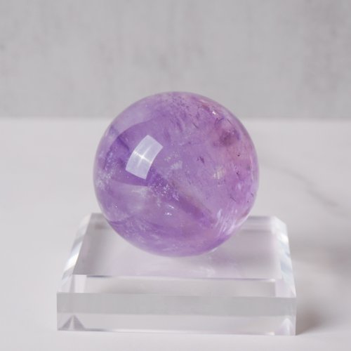宇宙礦飾 UCHUU Crystal 紫水晶球 // 智慧 創意 // 水晶擺飾 水晶球 附底座