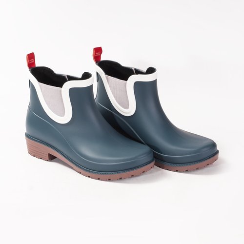ankle rainboots woman blue
