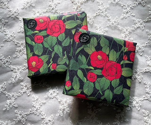 椿 さま 専用ページ 椿の花ラッピングペーパー A4 デザインペーパー（ダミ）ギフト