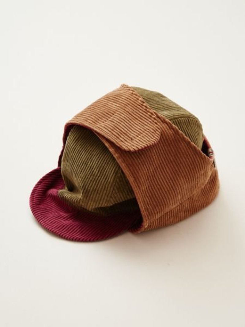 Pre-order autumn-winter models - stitching flight hat - Hats & Caps - Other Materials Multicolor