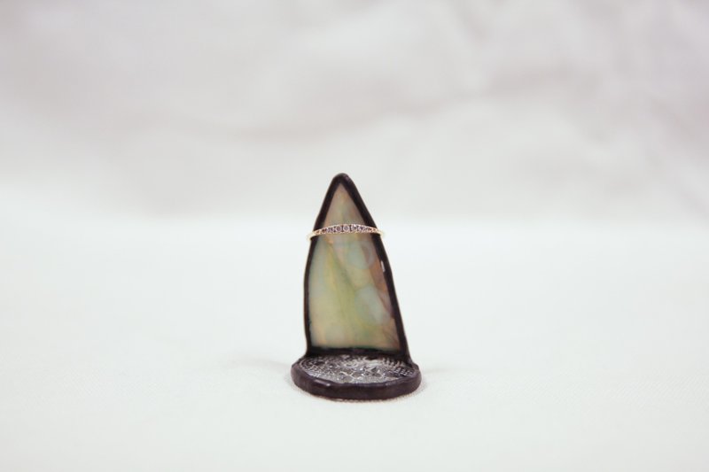 樹精靈五號 玻璃鑲嵌戒指台 - 擺飾/家飾品 - 玻璃 