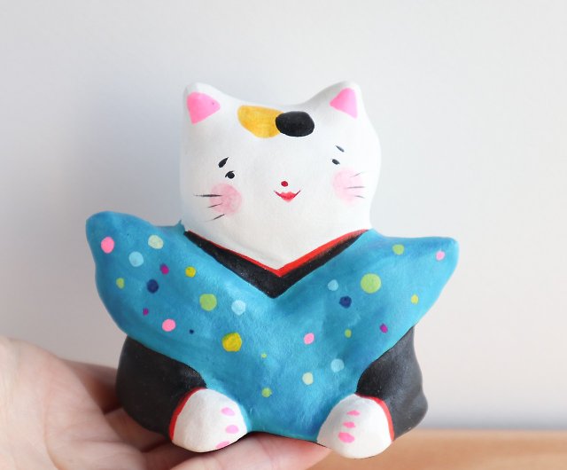 猫の福助 - ショップ まん丸ギャラリー 置物 - Pinkoi