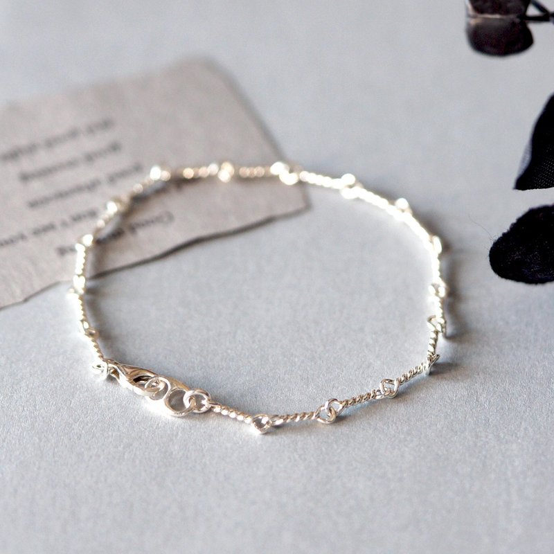 Good quality~Pig nose buckle sterling silver bracelet - สร้อยข้อมือ - เงินแท้ สีเงิน