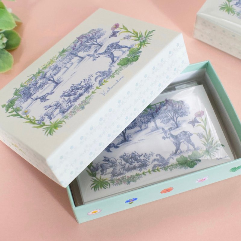 Message card box animals and plants - อื่นๆ - กระดาษ 