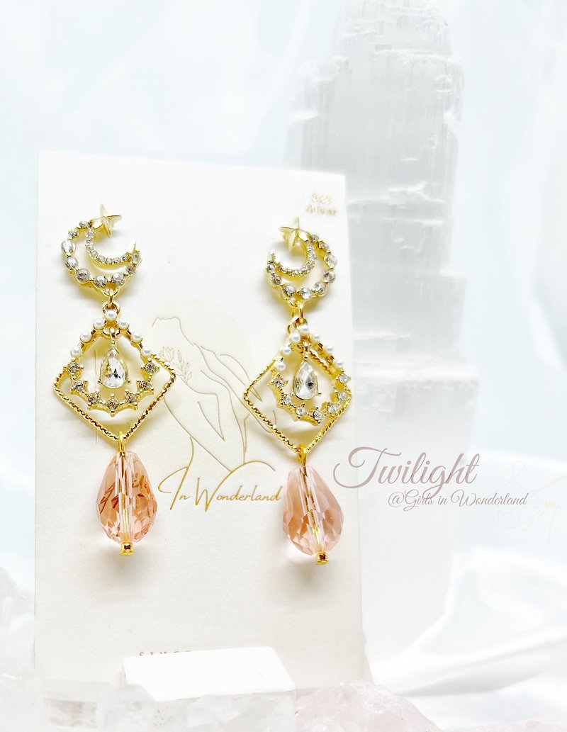 | Salior Moon |Sailor Moon Starlight• Stone Luxury Earrings•925 Earrings - Earrings & Clip-ons - Other Metals Gold