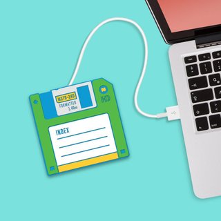 British Mustard USB Mug Pad - Disk (Green)
