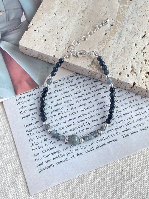 璞翠 PU CUI JEWELRY 冰烏雞天然翡翠A貨手鍊