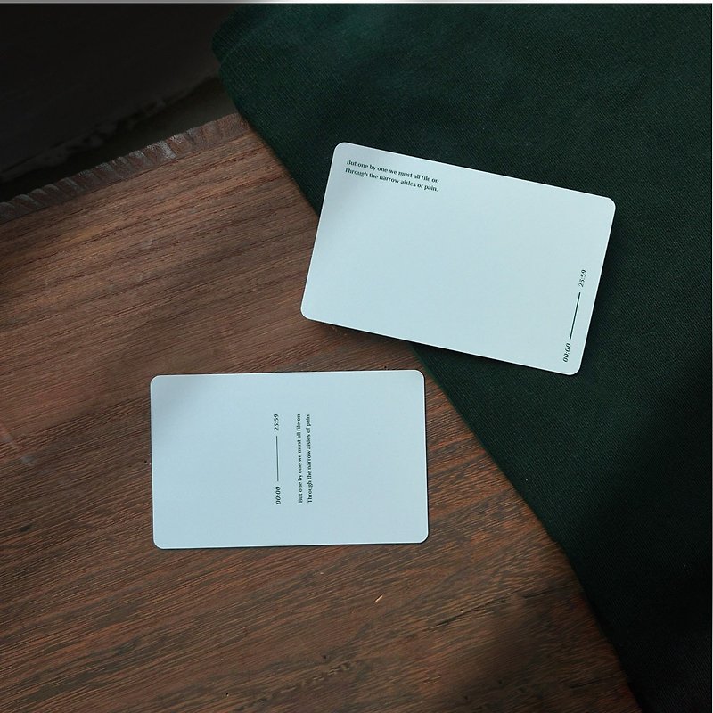 客製化  時間話語2.0 悠遊卡 贈 手帳本 - 其他 - 塑膠 白色