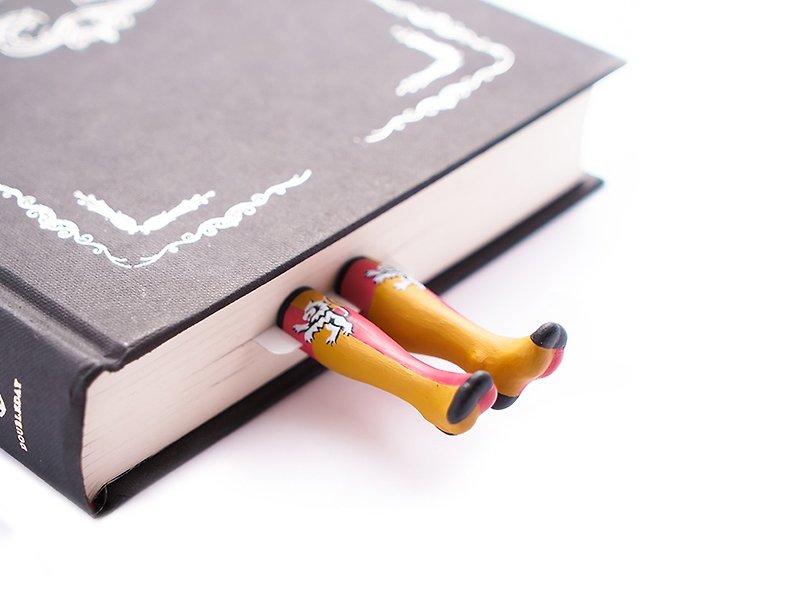 Bookffyndor socks bookmark - 書籤 - 塑膠 橘色