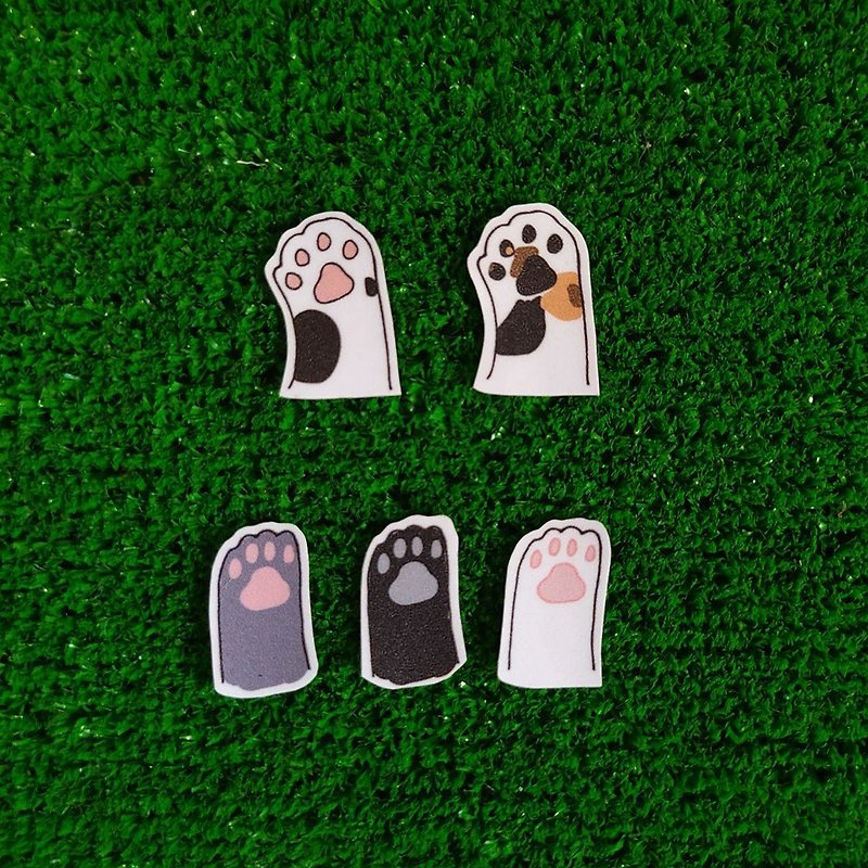 Cat's paw cat hand hand sticker - Stickers - Waterproof Material Multicolor