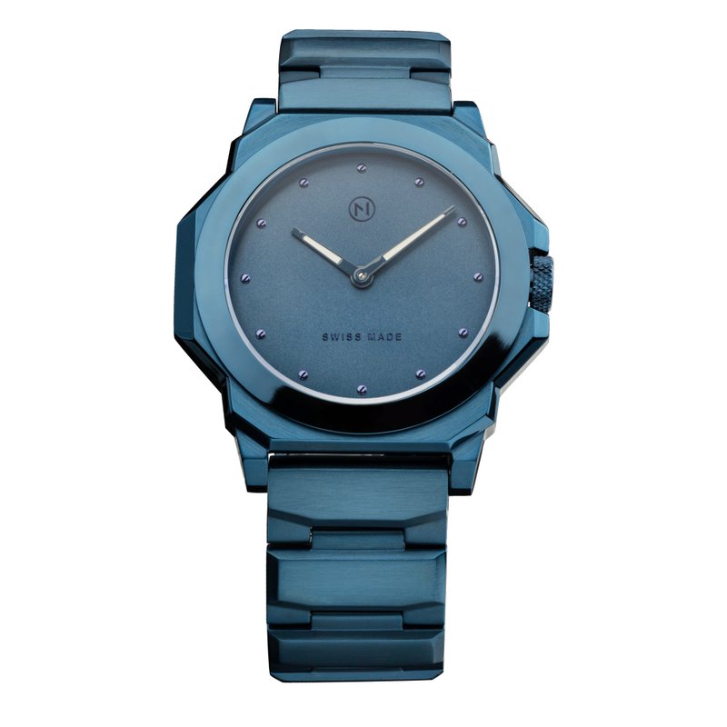 NOVE Rocketeer C008-07 - Men's & Unisex Watches - Stainless Steel Blue