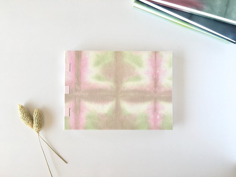Link stitch binding notebook/ Itajime Washi - Notebooks & Journals - Paper Pink