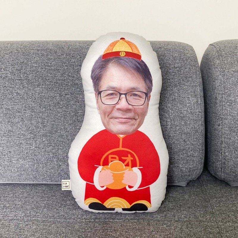 【Customized】 God of Wealth Pillow - Pillows & Cushions - Other Materials 