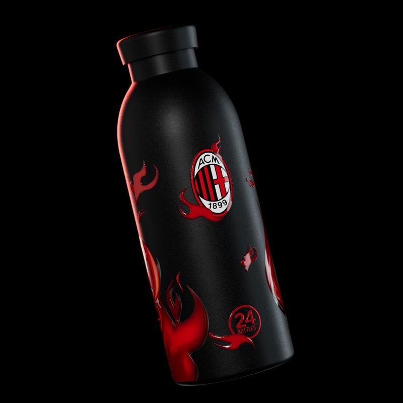 24Bottles 不鏽鋼雙層保溫/保冷瓶 500ml -  AC Milan 限量聯名款 - 保溫瓶/保溫杯 - 不鏽鋼 多色