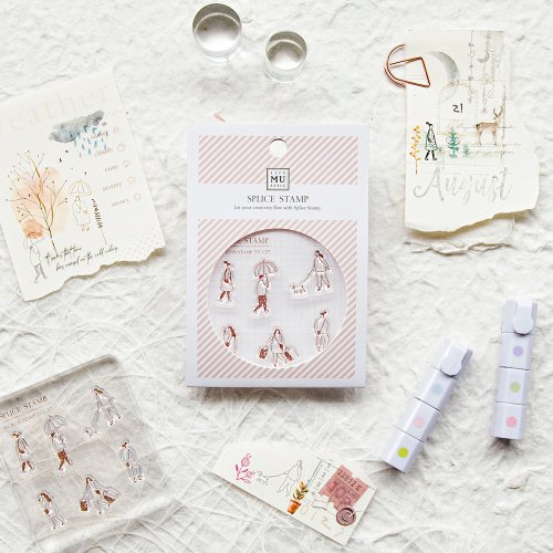 MU 【My Icon Stamp】no.37 | 水晶印章、透明印章、人物印章