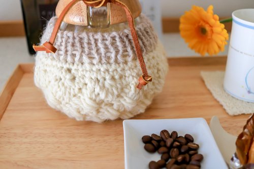 Chemex Kemex Alan pattern Coffee Cozy Cover for 6 cups Ivory - Shop  heartkujira Other - Pinkoi