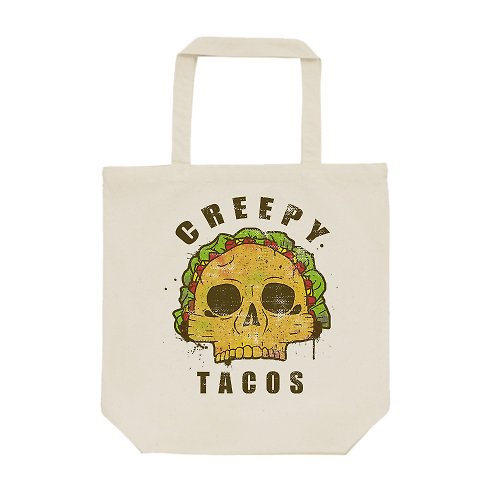 3745 tote bag / skull tacos
